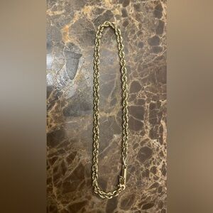 14k Solid Gold Rope Bracelet - 5.78g - 7.5”